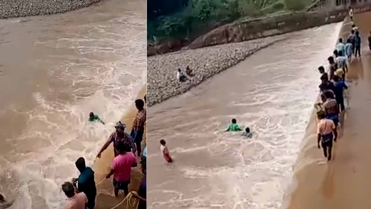 A three-year-old boy who fell into the river created a commotion near Mayam-Sengam
