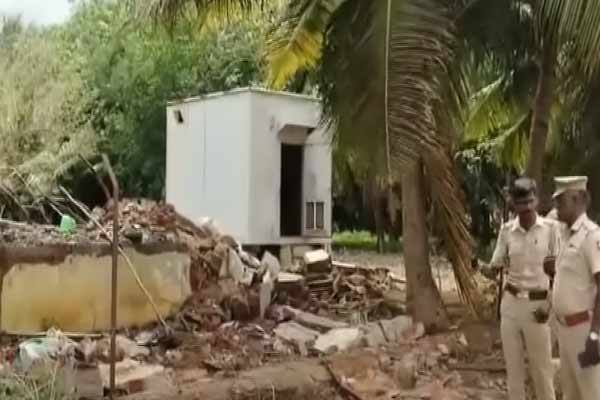 Accident at a country explosives warehouse in thanjavur