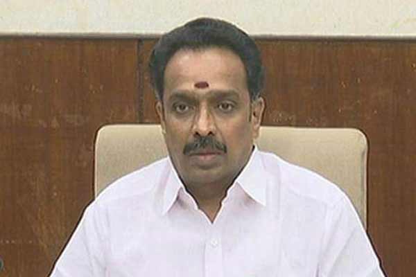 M.R vijayabaskar demanding release of water from Amaravathi Dam