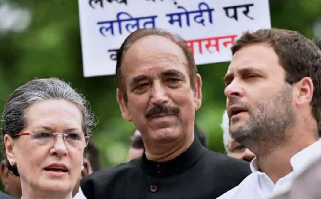 gulam nabi azad says congress losses its ground with people
