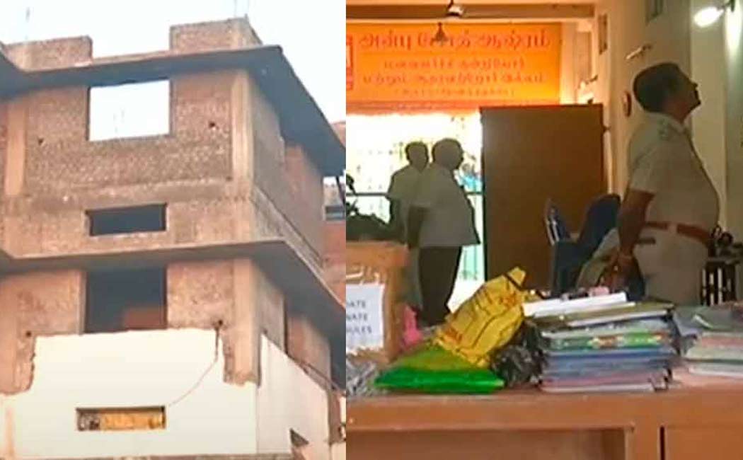Two rooms are sealed for Anbu Jothi Ashram