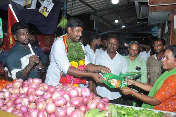 Naam Tamilar Party candidate is actively campaigning in South Chennai