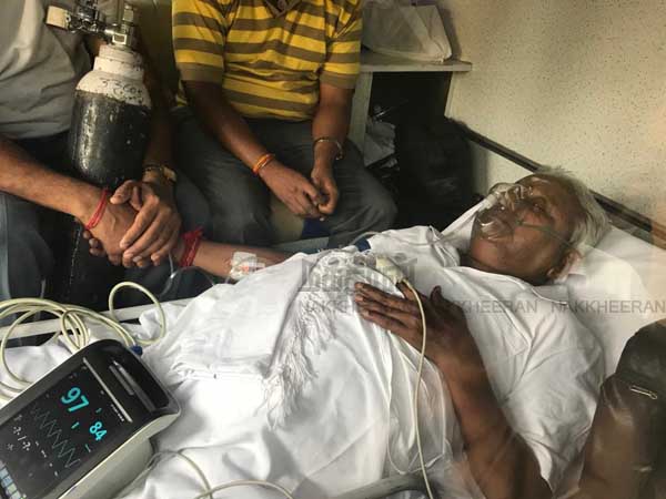 saravana bhavan rajagopal - Surrender in court - Ambulance