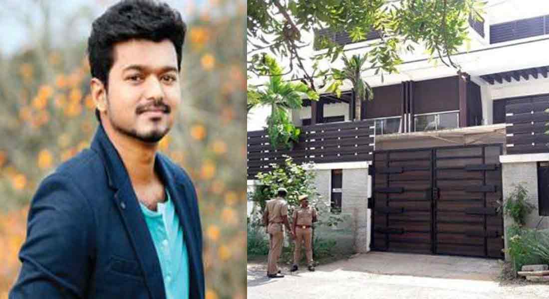 it raid in actor vijay house