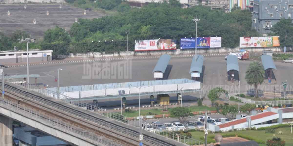 Deserted Chennai flyovers ... (Pictures)