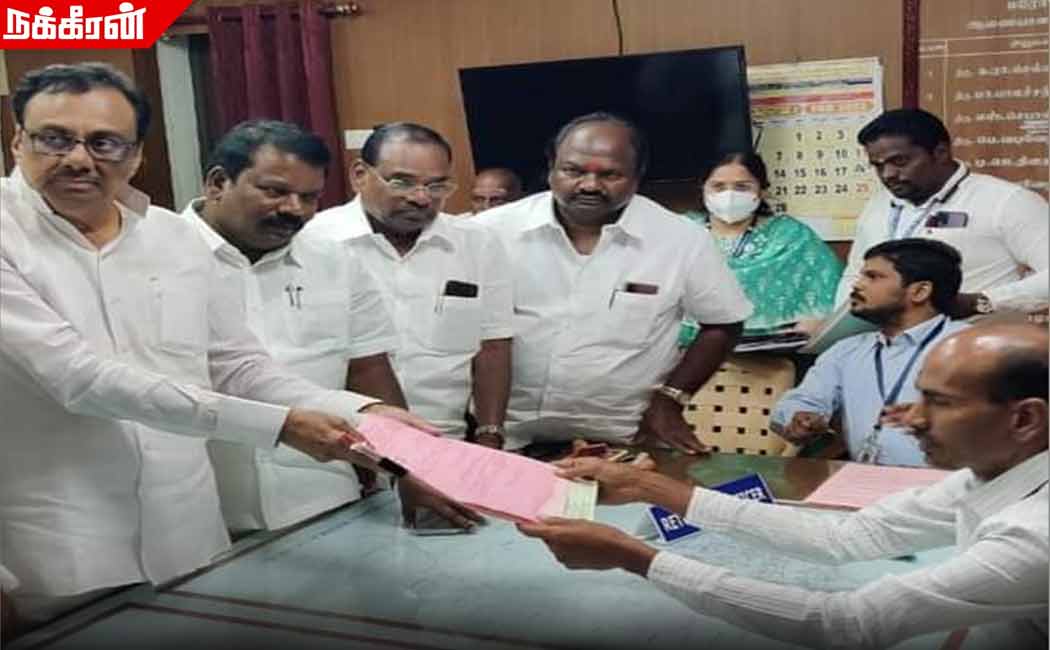 DMK candidate Elangovan filed his nomination