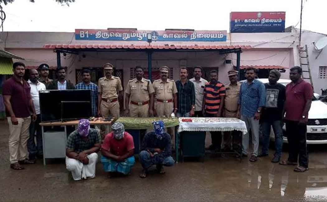 Police arrest those involved in thefts