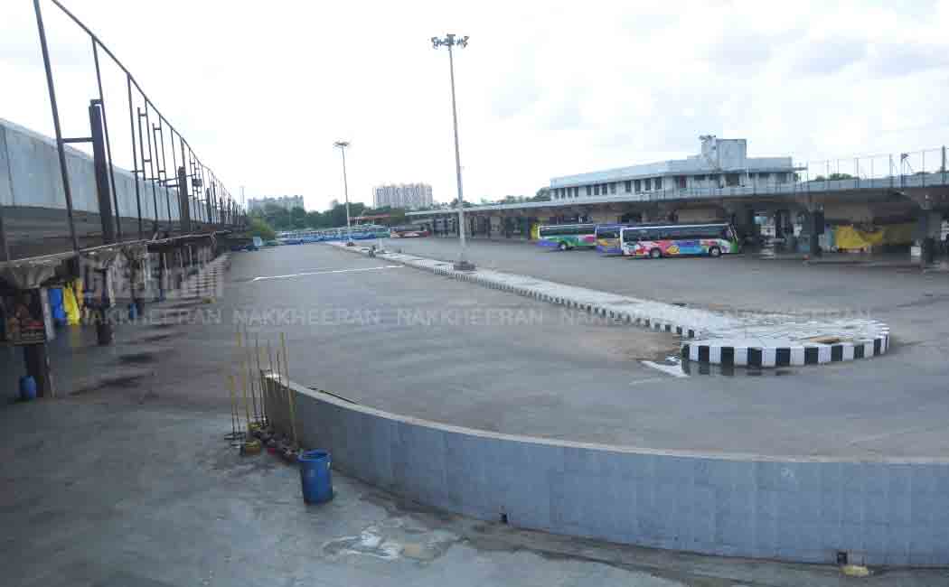 Sunday Lockdown CMBT Bus Depot pictuers