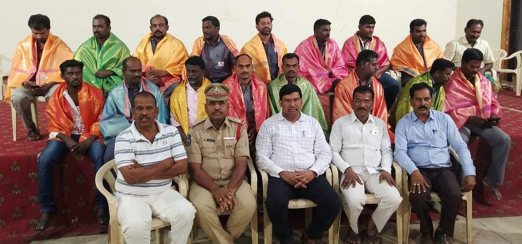 Telangana Government honored Ambulance drivers who carried 10 dead bodies