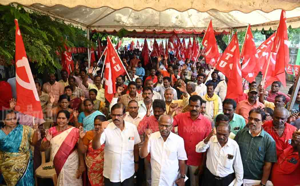 Central Union of Tamil Nadu Electrical Workers CITU Protest (pictures)