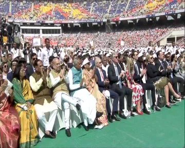 trump speech in india