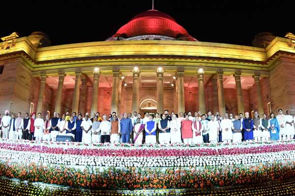 Announcement of portfolios of central ministers