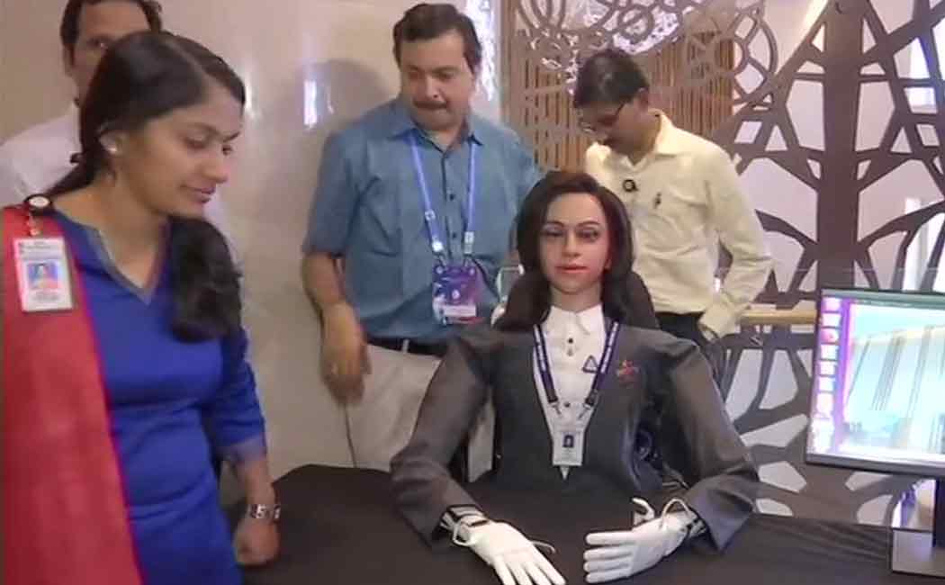 half humanoid 'Vyommitra' to be placed in the first unmanned mission of isro