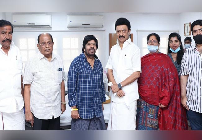 Chief Minister MK Stalin inquired about T. Rajendran's health!