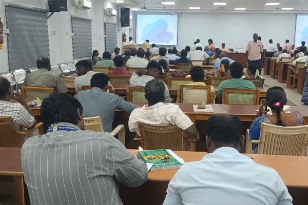collector did not attend the meeting, government employees used cell phone