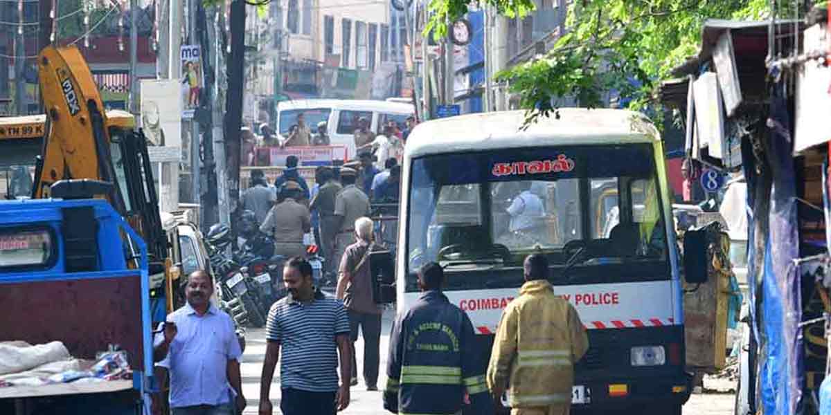 Coimbatore Police Commissioner Balakrishnan interviewed