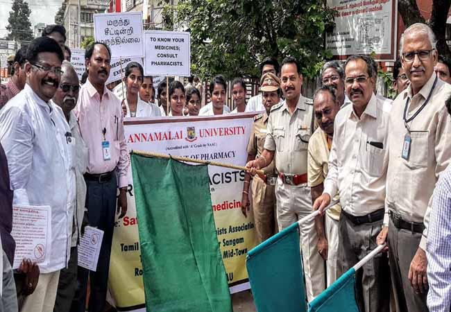 Awareness procession by World Pharmacists Day