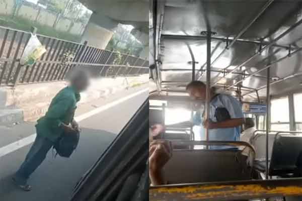 chennai mtc bus driver and conductor elderly incident