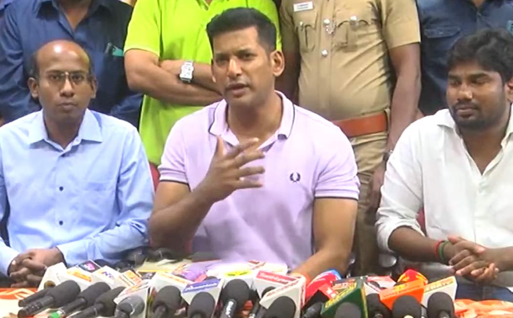 vishal talks about online rummy game issue