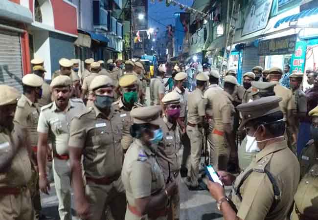 admk candidate peoples police election campaign