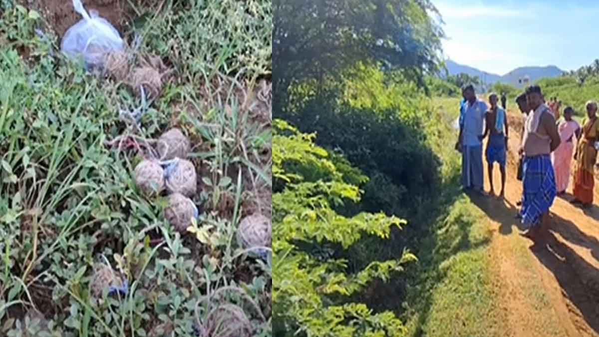 An improvised explosive device found in a residential area; Police investigation