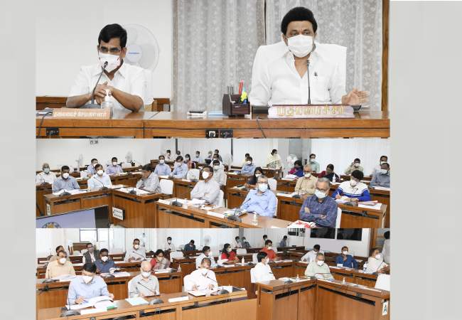 taminadu chief minister mkstalin discussion with all department secretaries