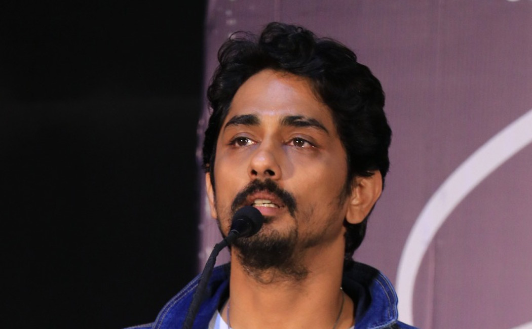 siddharth speech in chithha press meet