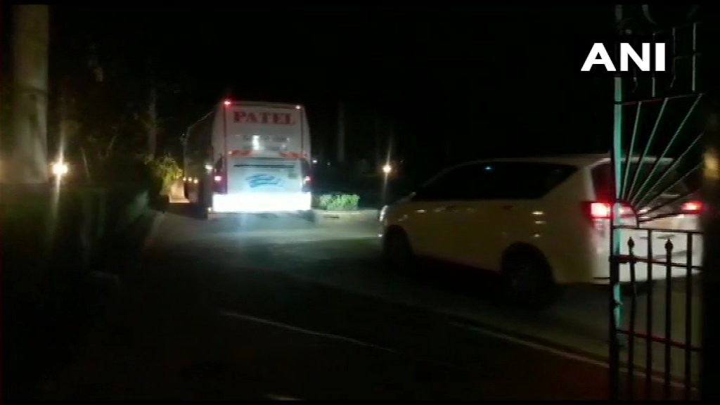 GUJARAT STATE RAJYA SABHA ELECTION CONGRESS PARTY MLAS ARRIVES IN RESORTS