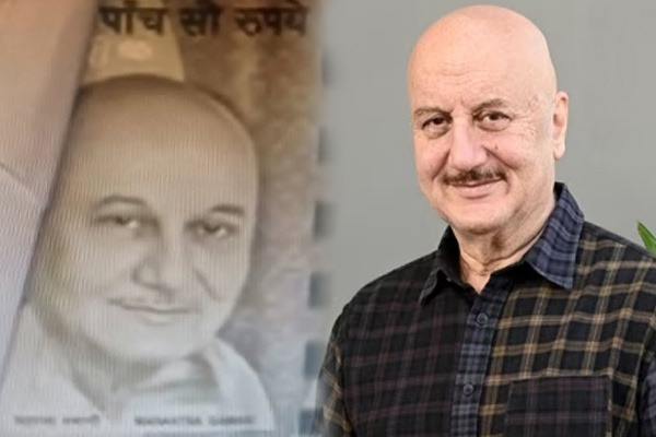 Anupam Kher Instead Of Gandhi On Fake Notes