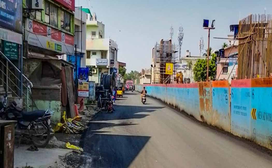 Road repair work will be completed in a week says Chennai Metro Rail Administration