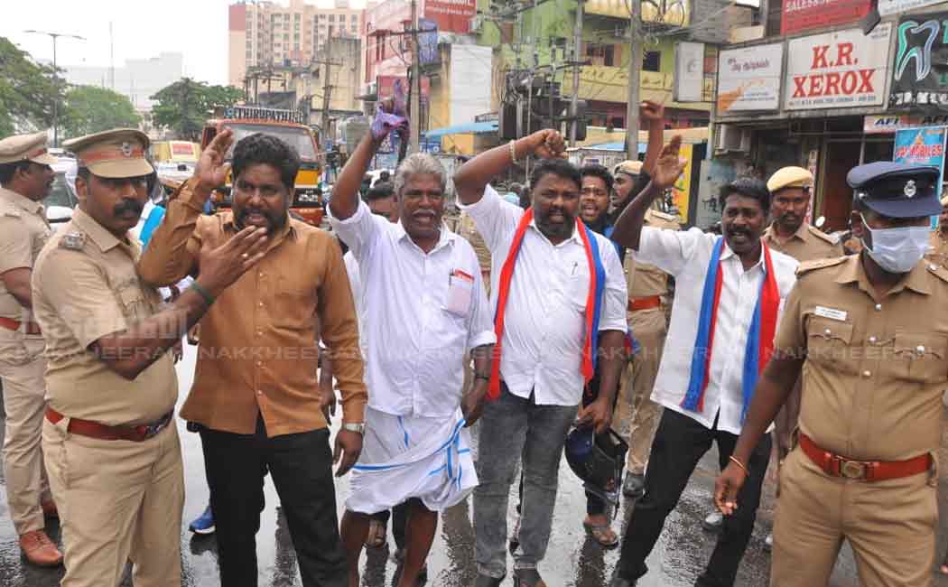 marxist communist party black flag for tamil nadu governor rn ravi