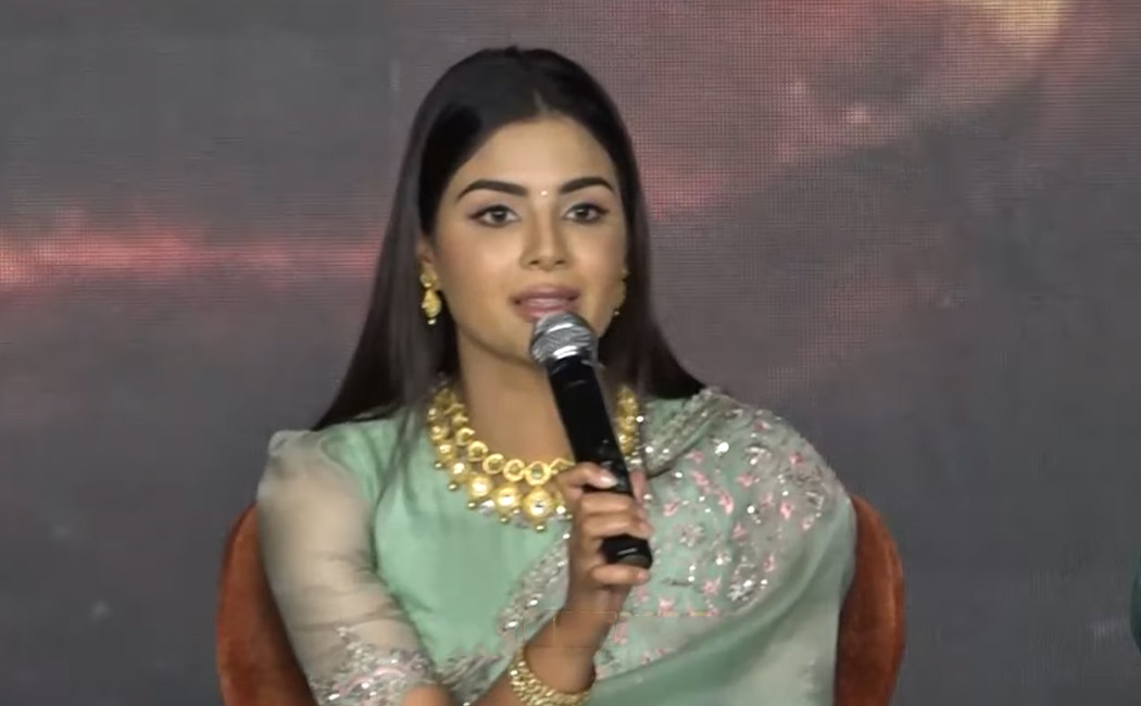 samyuktha speech at Virupaksha press meet