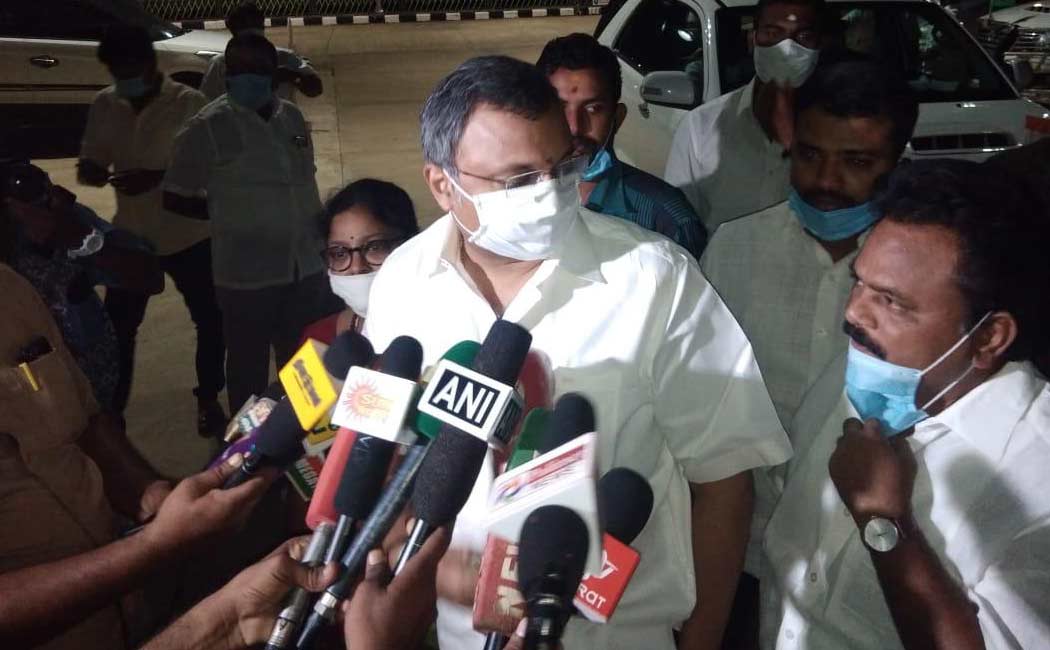 congress mp karthik chidambaram