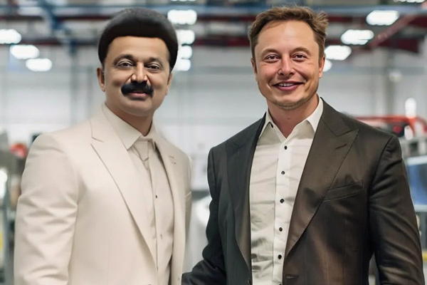 venkat prabhu shared cm stalin and elon musk photo