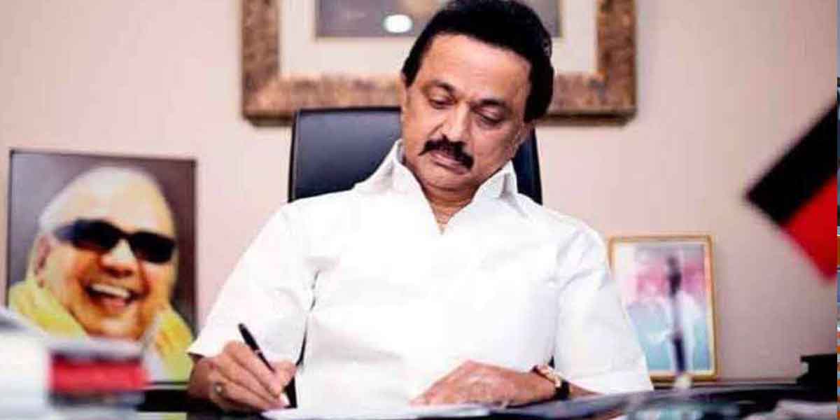 Tamil is the official language of the Government of the United States of India- Tamil Nadu Chief Minister MK Stalin