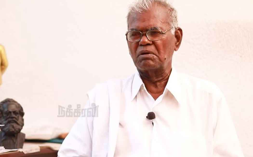 Senior communist leader R. Nallakannu for Thakaisal Tamil Award