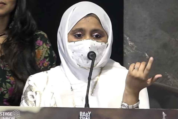 khatija rahman speech in minmini audio launch