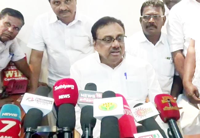 tamilnadu congress party evks elangovan press meet speech