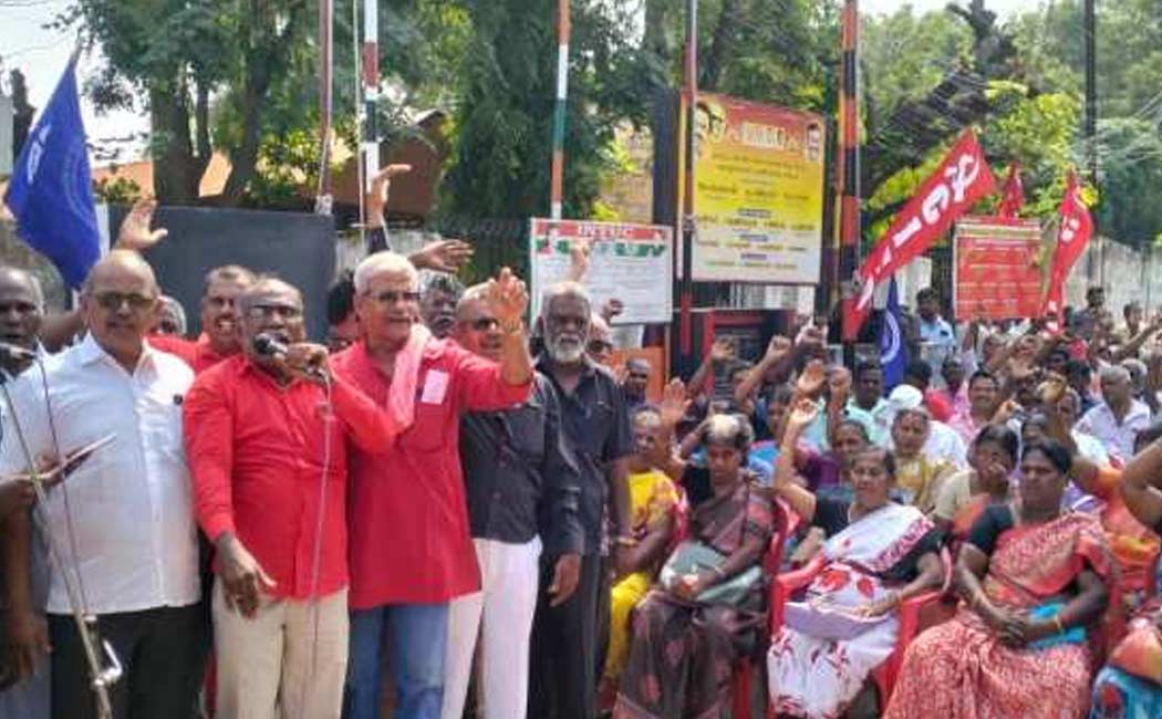 citu struggle tamilnadu govt