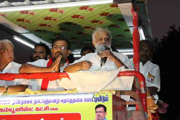 people of India are ready to remove the BJP government says Minister I. Periyasamy