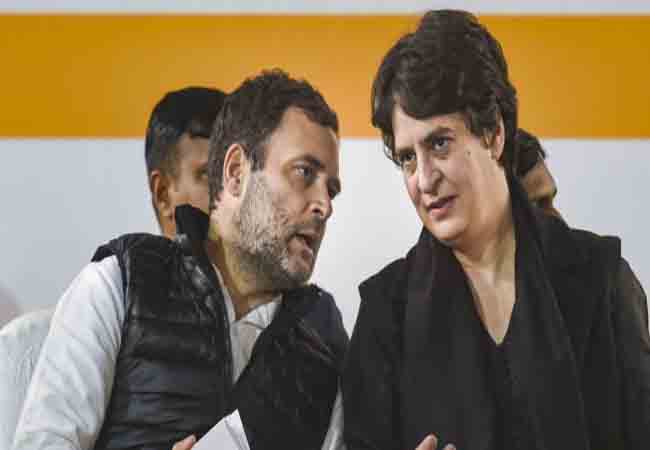 delhi chalo farmers police congress party rahul and priyanka gandhi tweets