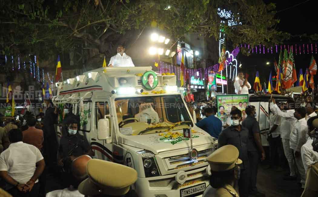 eps campaign in kolathur constituency