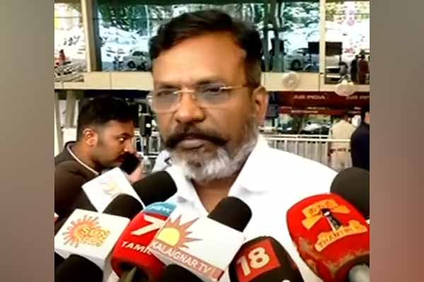 thol Thirumavalavan MP Answer for will action be taken against Arjuna