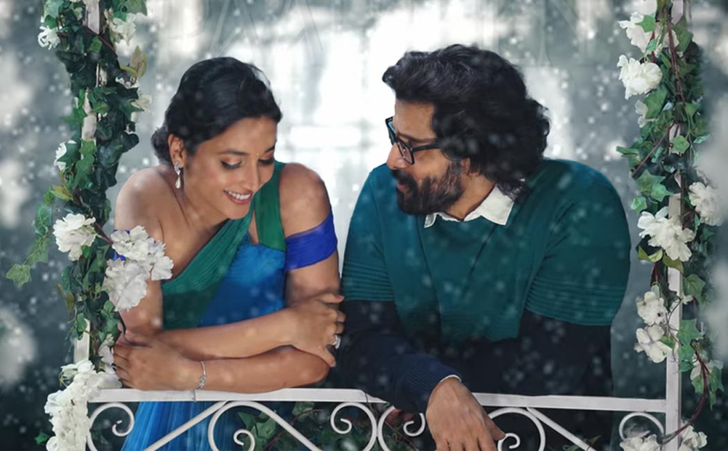 vikram 'cobra' movie 'Uyir Urugudhey' lyiric video released. sung by ar rahman