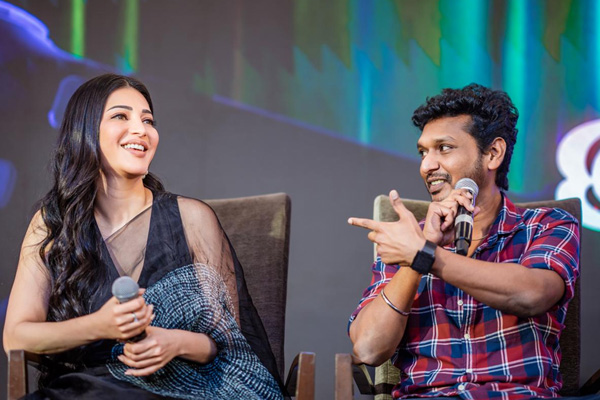 lokesh kanagaraj shruthi hassan inimel album song press meet