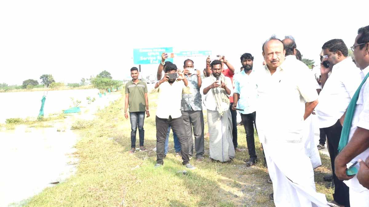 'Flood due to opening of Veeranam Lake; Action to get relief' -MRK Panneerselvam confirmed