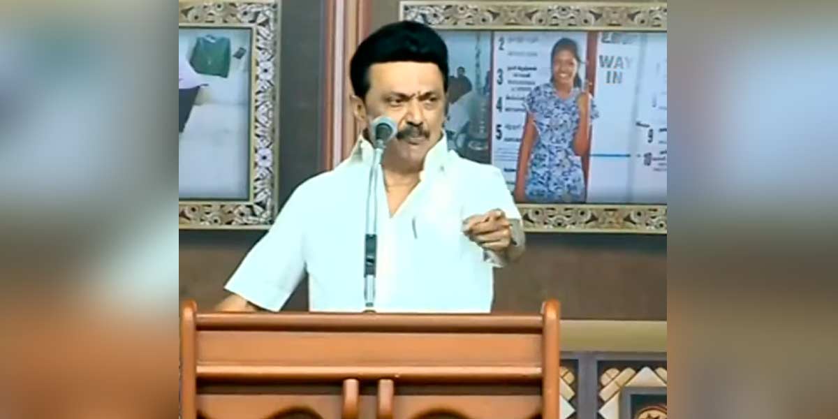 'If the candidate loses, you will be removed' - DMK leader M.K.Stalin said