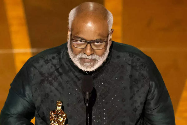 MM Keeravani spoke about oscar winning song