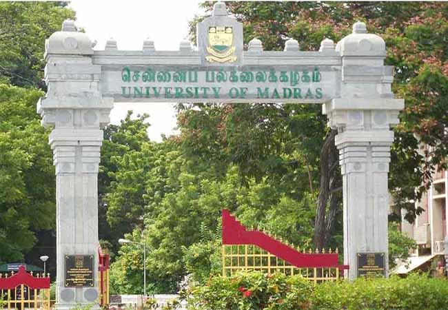 university of madras students online class continue