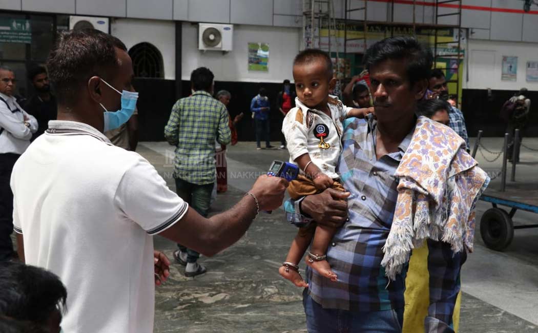 Corona safety arrangements at Railway stations